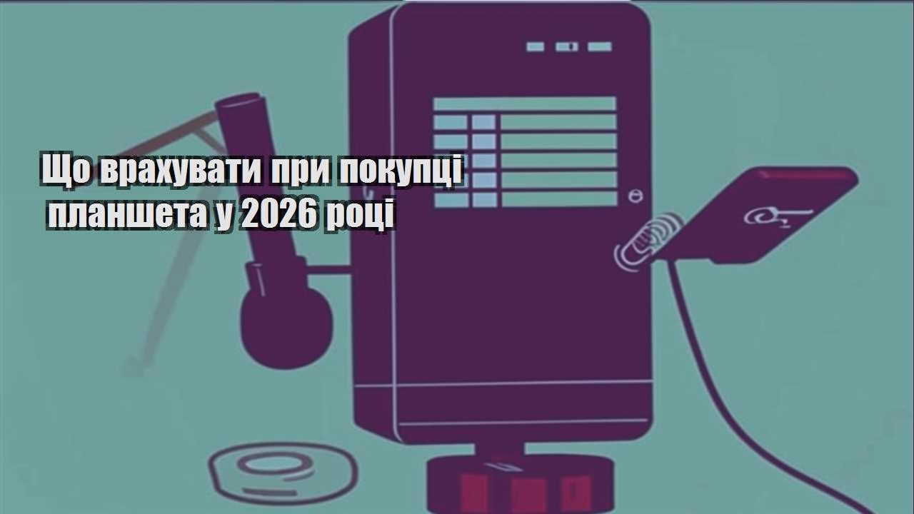 Що врахувати при покупці планшета у 2026 році