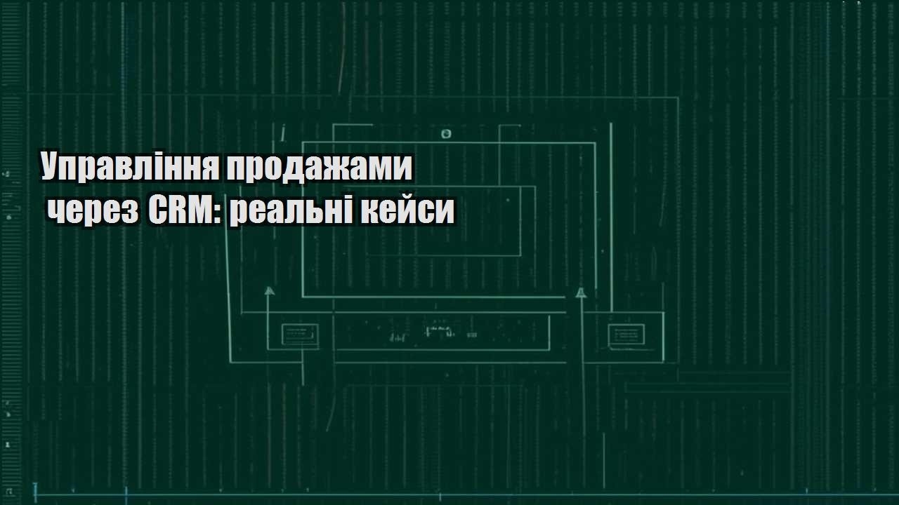 Управління продажами через CRM: реальні кейси