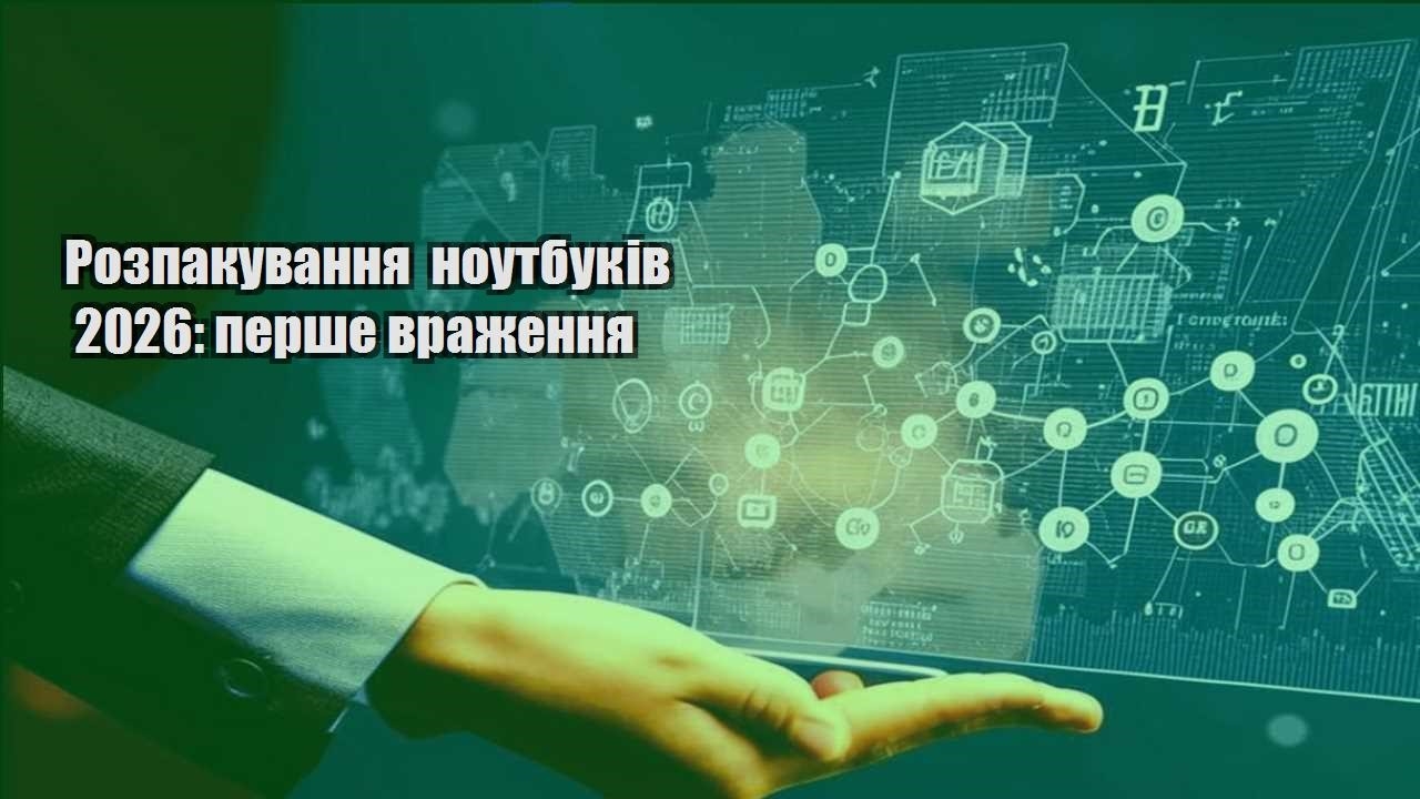 Розпакування ноутбуків 2026: перше враження