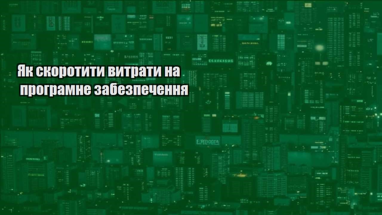 yak skorotyty vytraty na programne zabezpechennya